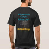 Complex moleculair niveau = intelligent ontwerp t-shirt (Achterkant)