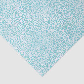 Complex Netwerk - White op Robin Egg White Tissuepapier (Detail)