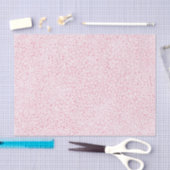 Complex Netwerk - Wit op Bleek Roze Tissuepapier (Craft)
