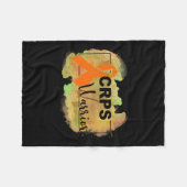 Complex regionaal pijnsyndroom Bewustzijn 1 Fleece Deken (Voorkant (Horizontaal))