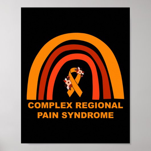 Complex regionaal pijnsyndroom bewustzijn CRPS Ora Poster (Voorkant)