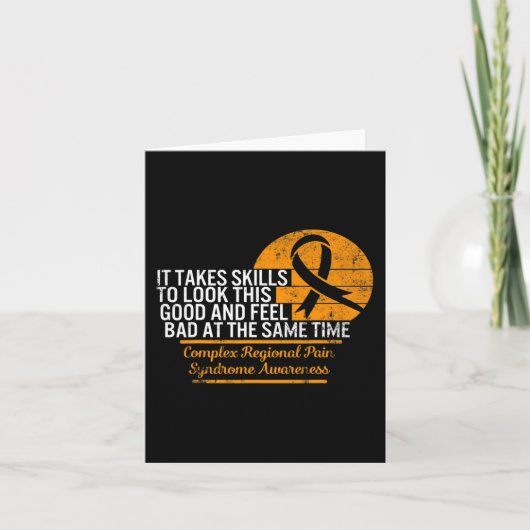 Complex regionaal pijnsyndroom bewustzijn CRPS Sup Kaart (Voorkant)