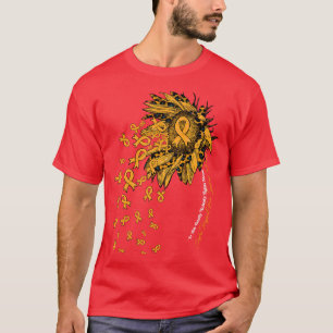 Complex regionaal pijnsyndroom bewustzijn zonneblo t-shirt