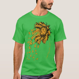 Complex regionaal pijnsyndroom bewustzijn zonneblo t-shirt