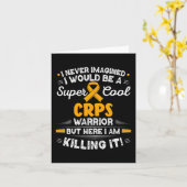 Complex regionaal pijnsyndroom Cool CRPS Warrior C Kaart (Gele Bloem)