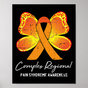 Complex regionaal pijnsyndroom CRPS-bewustzijnsorg Poster