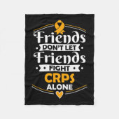 Complex regionaal pijnsyndroom Gift - Algodystrofi Fleece Deken (Voorkant)