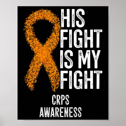 Complex regionaal pijnsyndroom Zijn gevecht is mij Poster (Voorkant)