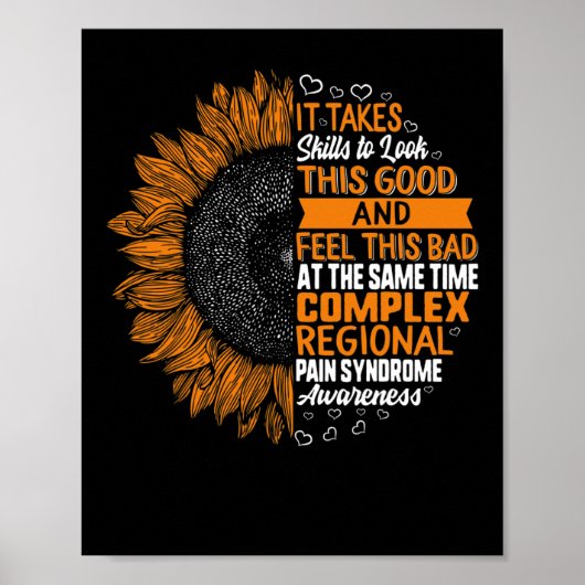 Complex Regional Pain Syndroit Awareness Crps Supp Poster (Voorkant)