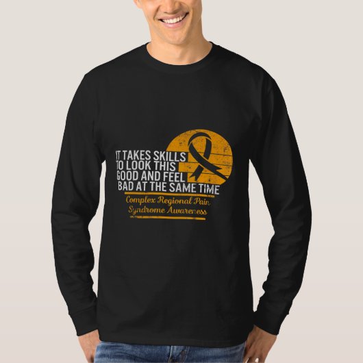 Complex Regional Pain Syndroit Awareness Crps Supp T-shirt (Voorkant)