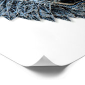 Complex Royal Symbolism: Regal Lion Head Poster (Hoek)