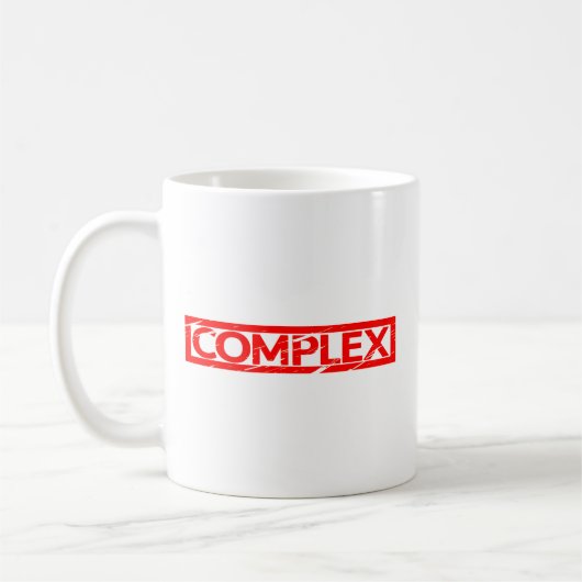 Complex stempel koffiemok (Links)