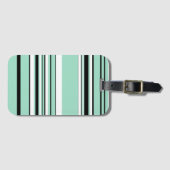 Complex Strepen - Groen (Mint) Bagagelabel (Voorkant (horizontaal))