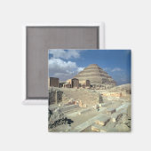 Complex van Djoser met inbegrip van de Stap pirami Magneet (Voorkant / Achterkant)