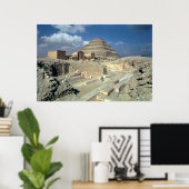 Complex van Djoser met inbegrip van de Stap pirami Poster (Thuiskantoor)