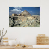 Complex van Djoser met inbegrip van de Stap pirami Poster (Keuken)