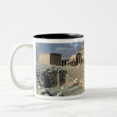 Complex van Djoser met inbegrip van de Stap pirami Tweekleurige Koffiemok (Links)