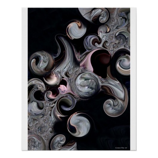 "Complex Vision of Blue Matter", Poster (Voorkant)