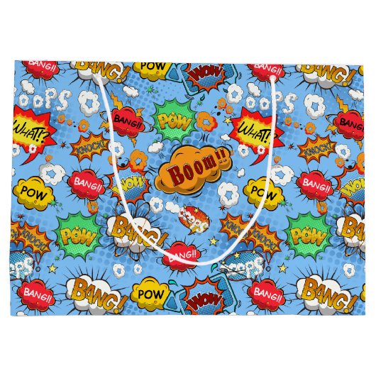 Complexe boekenbelletjes Gift Bag Groot Large Cadeautasje (Achterkant)