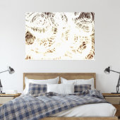 Complexe Circulaire Multi - Canvas Print (Insitu (Slaapkamer))