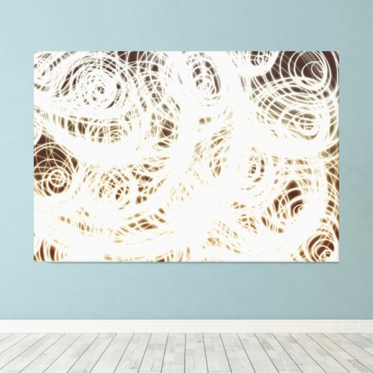 Complexe Circulaire Multi - Canvas Print (Insitu (Houten vloer))