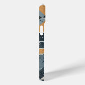 Complexe geometrische vormen in grijs Case-Mate iPhone case (Achterkant / Rechts)