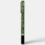 Complexe groene slangenhuidpatronen Case-Mate iPhone case (Achterkant / Links)