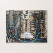Complexe industriële bedrading puzzel uitdaging (Horizontaal)