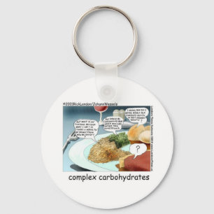 Complexe Koolhydraten Grappige Mokken Kaarten T-sh Sleutelhanger