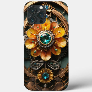 Complexe meerlaagse metalen mechanische steampunk Case-Mate iPhone case