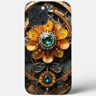 Complexe meerlaagse metalen mechanische steampunk Case-Mate iPhone case