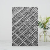 Complexe metalen structuur briefpapier (Staand voorkant)