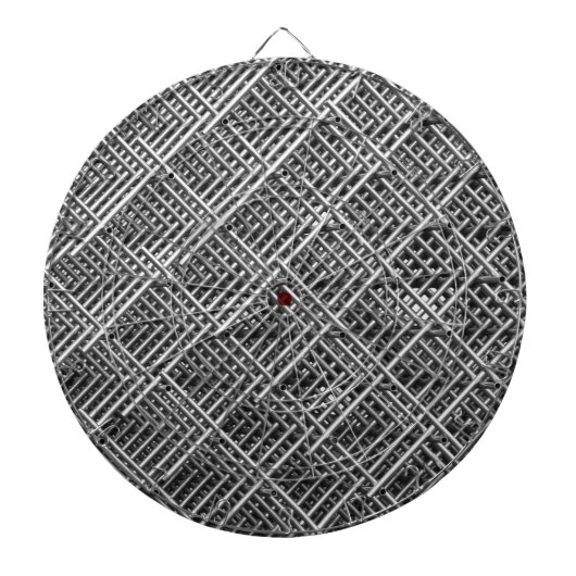 Complexe metalen structuur dartbord (Voorkant)