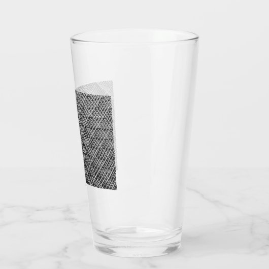 Complexe metalen structuur glas (Links)