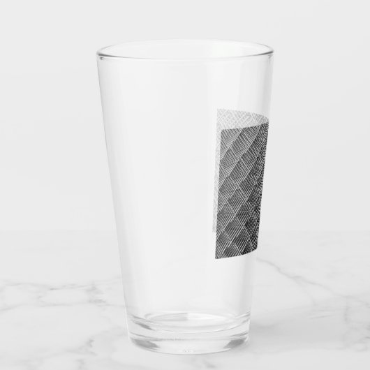 Complexe metalen structuur glas (Rechts)