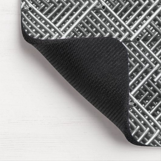 Complexe metalen structuur muismat (Hoek)