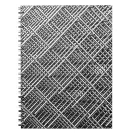 Complexe metalen structuur notitieboek