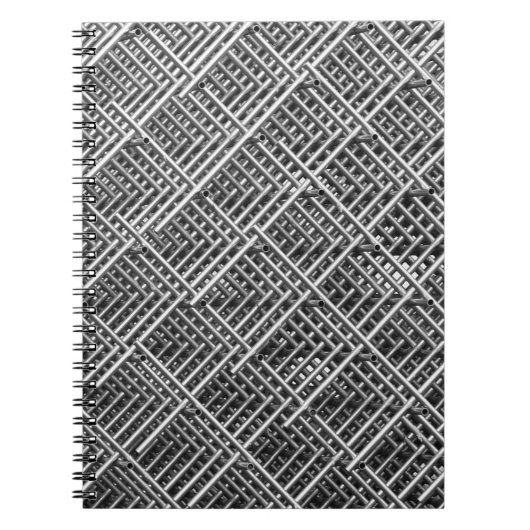 Complexe metalen structuur notitieboek (Voorkant)