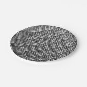 Complexe metalen structuur papieren bordje (Gekanteld)