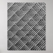 Complexe metalen structuur poster (Voorkant)