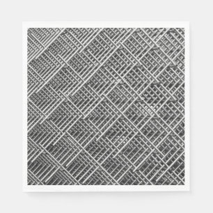 Complexe metalen structuur servet