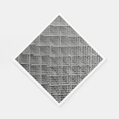 Complexe metalen structuur servet (Hoek)