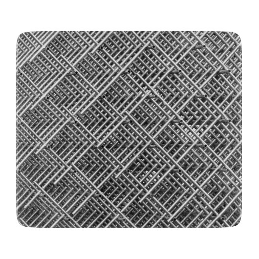 Complexe metalen structuur snijplank (Voorkant)
