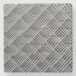 Complexe metalen structuur stenen onderzetter