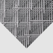 Complexe metalen structuur tissuepapier (Detail)