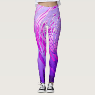 Complexe Paars met spiraalvormige Leggings