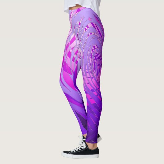 Complexe spiraal Paarse - Leggings (Links)