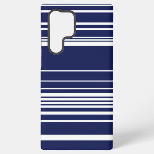 Complexe strepen - Blauw Samsung Galaxy Hoesje