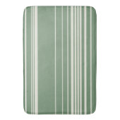 Complexe strepen in groen badmat (Voorkant Verticaal)