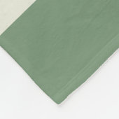 Complexe strepen in groen fleece deken (Hoek)